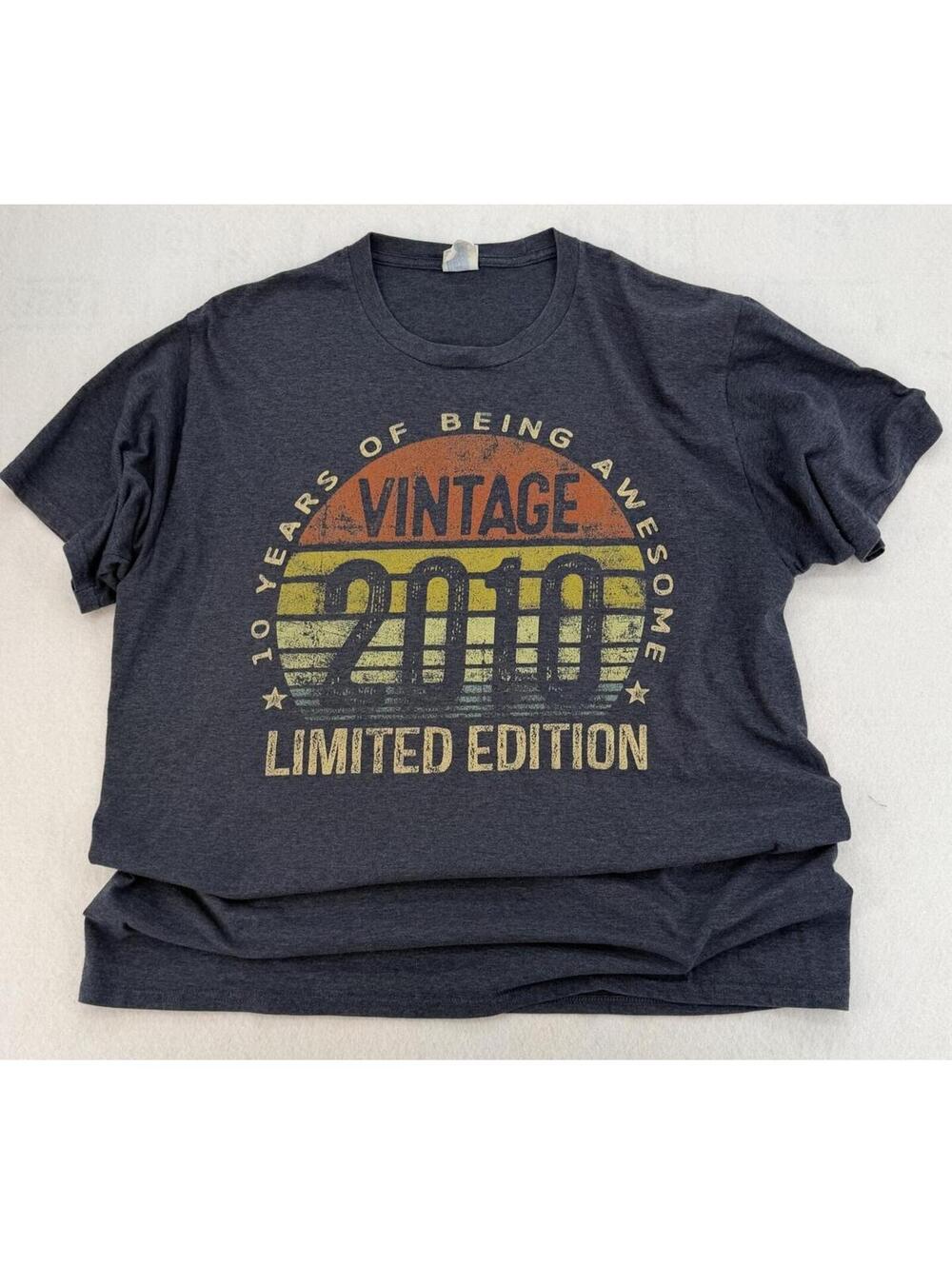 Vintage Port & Company T-Shirt XL Charcoal 2010 Limited Edition Streetwear